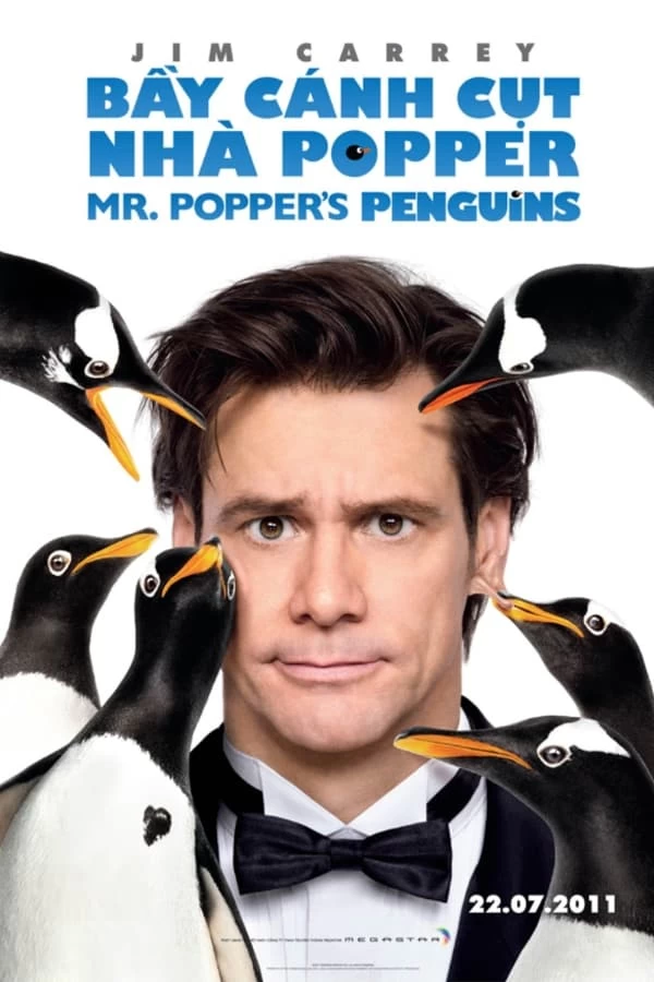 Xem phim Bầy Cánh Cụt Nhà Popper - Mr. Popper's Penguins (2011)