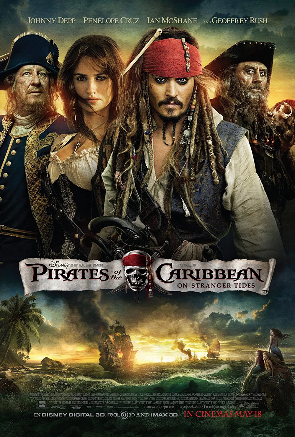 Cướp Biển Vùng Caribbe (Phần 4): Suối Nguồn Tươi Trẻ | Pirates Of The Caribbean: On Stranger Tides (2011)