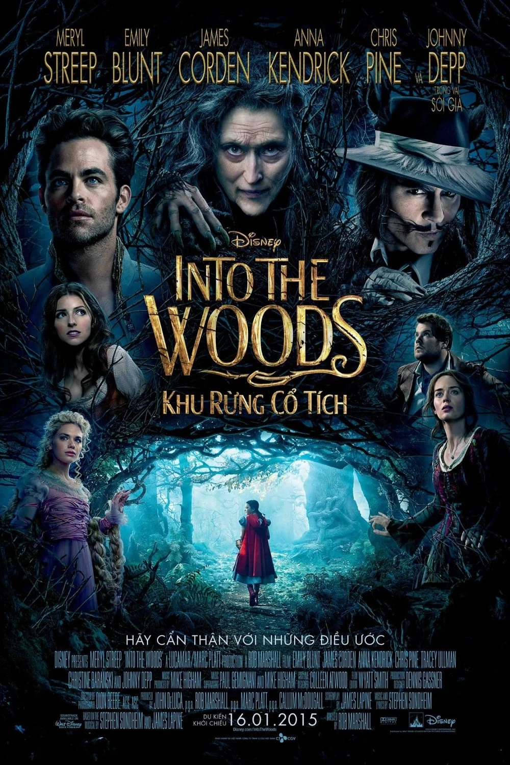 Khu Rừng Cổ Tích | Into the Woods (2014)