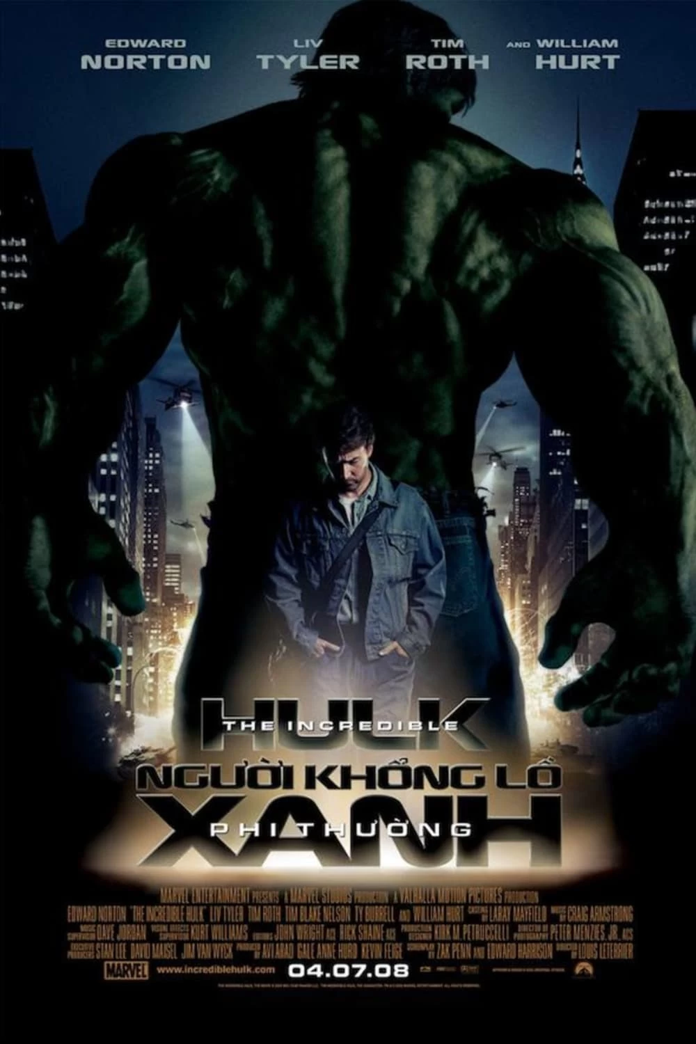 Người Khổng Lồ Xanh Phi Thường | The Incredible Hulk (2008)