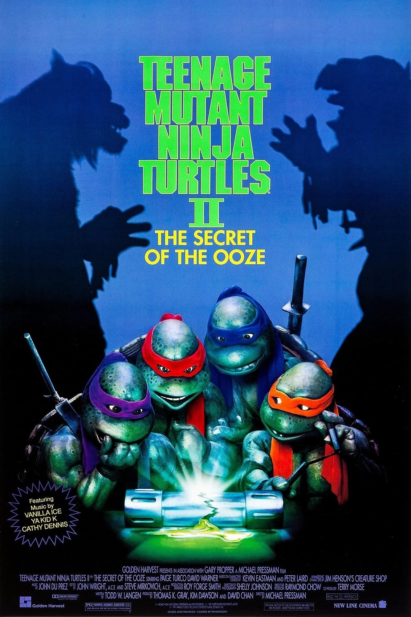 Ninja Rùa 2: Bí Mật Chất Ooze | Teenage Mutant Ninja Turtles II: The Secret of the Ooze (1991)