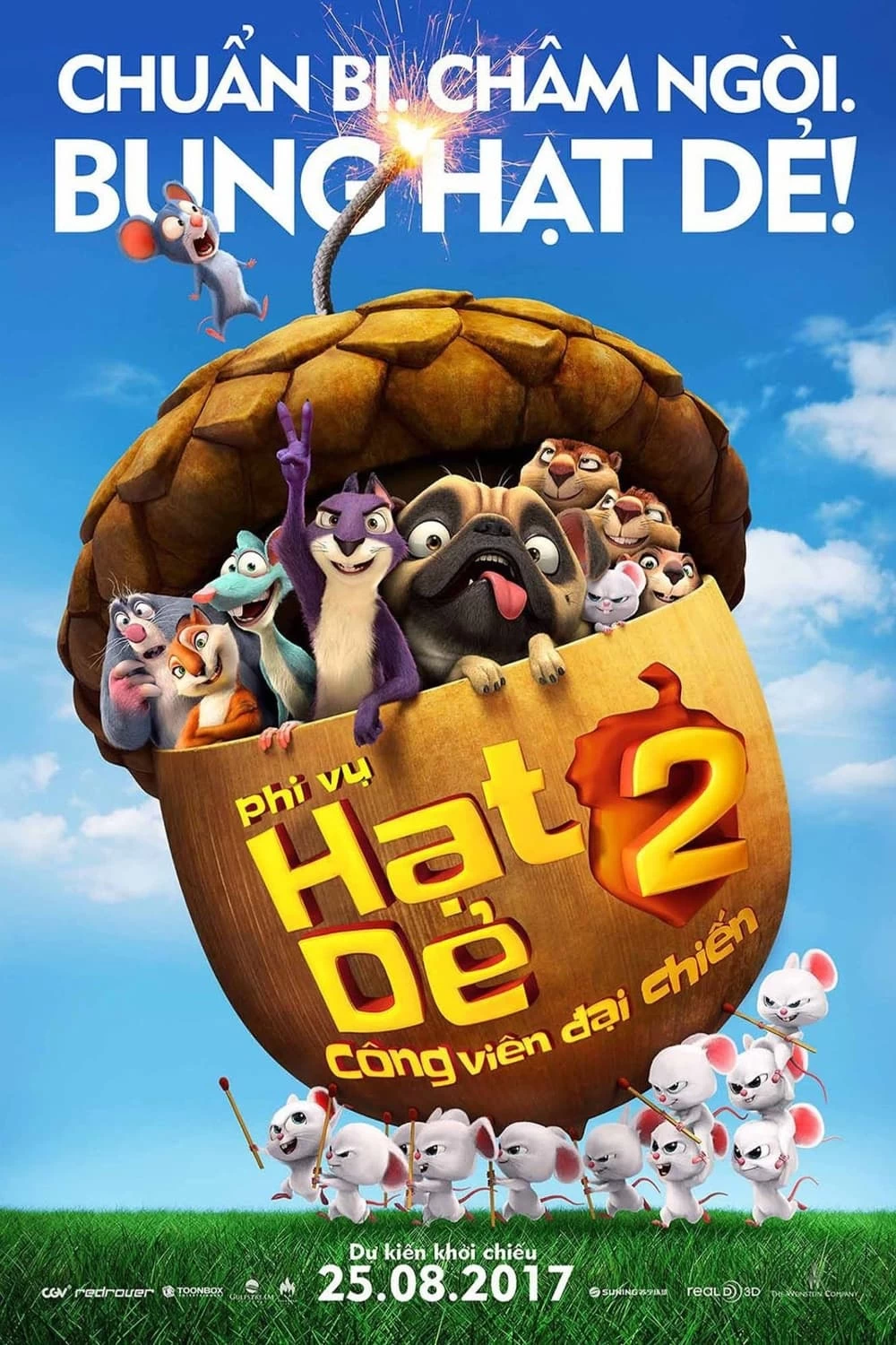 Phi Vụ Hạt Dẻ 2: Công Viên Đại Chiến | The Nut Job 2: Nutty by Nature (2017)