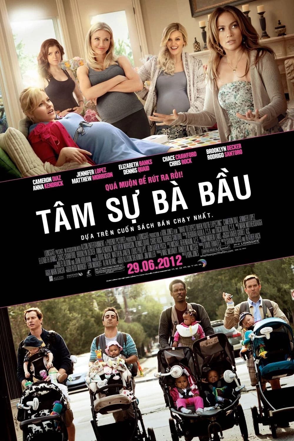 Xem phim Tâm Sự Bà Bầu - What to Expect When You're Expecting (2012)