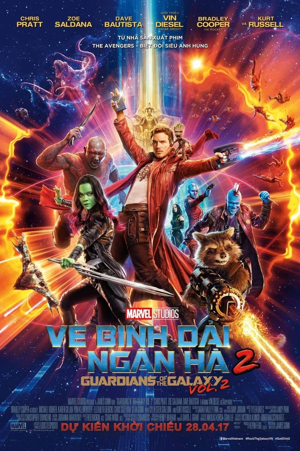 Xem phim Vệ Binh Dải Ngân Hà 2 - Guardians of the Galaxy Vol. 2 (2017)